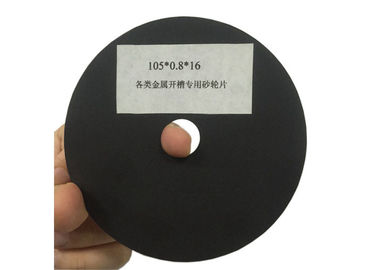 چرخ برش فلزی فوق نازک 105 * 0.8 * 16mm برای فرآیند سوراخ کردن دوامدار