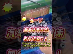 لطفاً نگاه کنيد که کمربند ماشين چطور قطع شده.