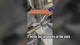 تقارن شکاف ها را پس از برش بررسی کنید؟